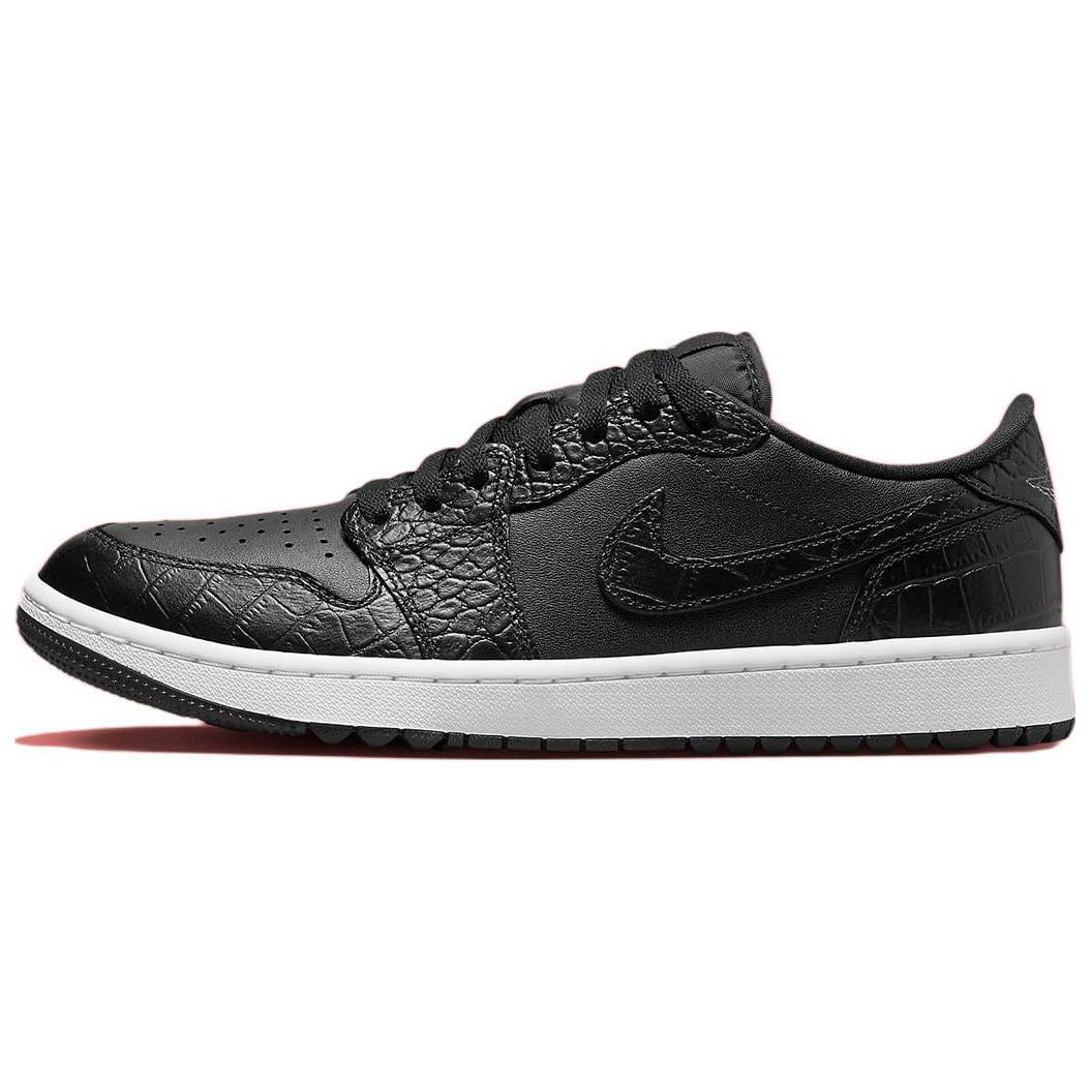 スニーカー Nike Air Jordan 1 Low Golf Black Crocodile Skin DD9315-003 Jordan Air Jordan 1 Golf Low