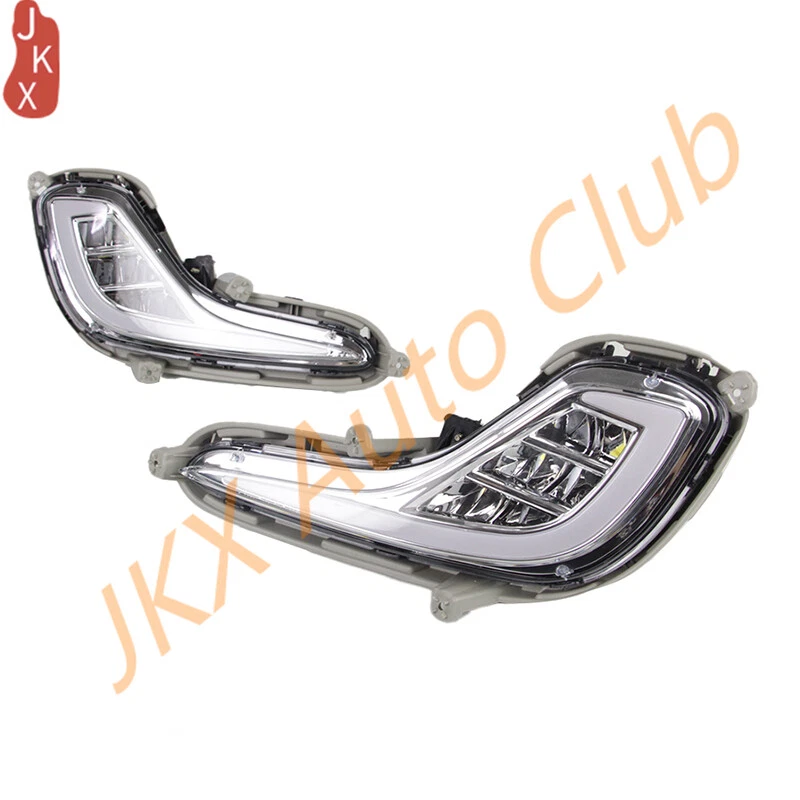 Светодиодные дневные ходовые огни противотуманные фары x для Hyundai Accent Solaris 2012-2016 - Изображение 3 из 4