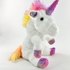 Way to Celebrate Plush Unicorn Stuffed Animal Toy - Talking Moving Tested Works 