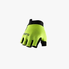Open Box 100% Adult's Exceeda Short Finger Gloves Fluo Yellow - XL