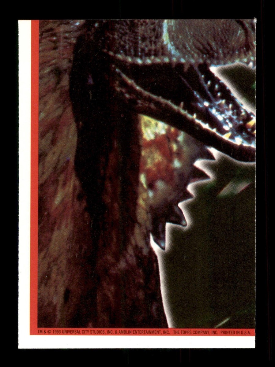 希少Jurassic Park Brachiosaur ジュラシックパーク Brachiosaurus 6 Topps Jurassic Park 1993 Trading Card TCG