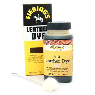 Fiebing's Leather Dye w/ Applicator -All COLORS- 4 OZ  |Not for CA Customers|