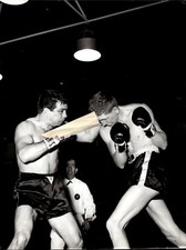 Original Boxing Agency Photograph Duilio Loi 030 with Collins