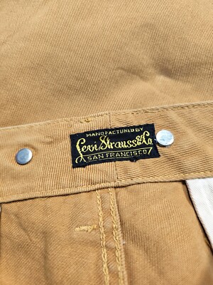 NWT LVC Levi's Vintage Clothing 1920's Born Brown Chinos W31L29 | eBay