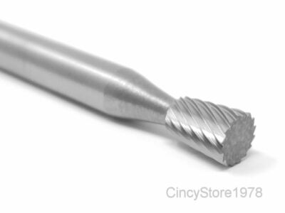 SN1S Taper Shape 1/4'' Carbide Burr Bur Tool Die Grinder Bit 1/4'' Shank NEW