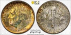 1954 D 10C Silver Roosevelt Dime PCGS MS 66 - Toning