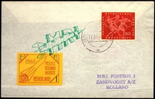 Netherlands 1960 Rocket MRI #2 Card - Yellow Label - L36137