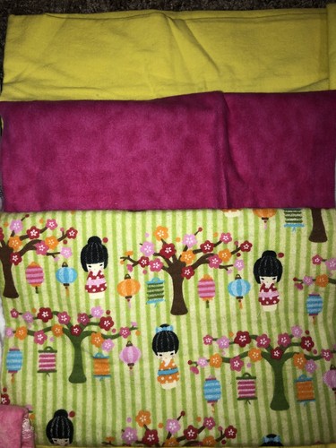 Over 3 Pounds Of Baby Fabric. Great For A Baby’s Blanket Or Pillow Cases. New - Picture 7 of 11