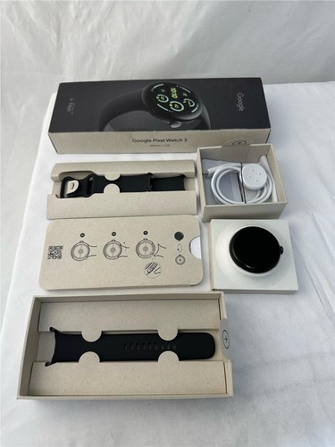 Google Pixel Watch 3 LTE GPS 41mm Czarny Wi-Fi GA0577 Klasa A UK 1 rok gwarancji - Zdjęcie 7 z 8