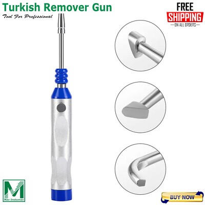 Turkey Pattern Dental Crown Remover Automatic Gun Bridge 3 Points 1 Wrench CE