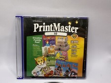 Broderbund Printmaster Silver 10  PC - CD-ROM Windows 95/98/2000 NT 4