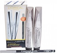 L'oreal Lash Architect Contour Khol/ Mascara, Black - 10.5 Ml - Pack Of 2 L'oreal Lash Architect Contour Khol/ Mascara, Black - 10.5 Ml - Pack Of 2
