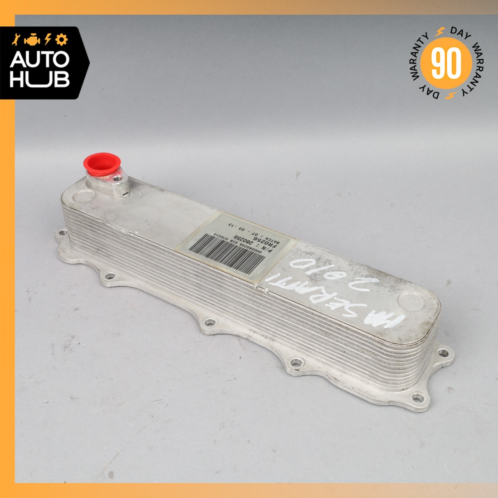 14-22 Maserati Quattroporte M156 Ghibli M157 3.0L Engine Oil Heat Exchanger OEM