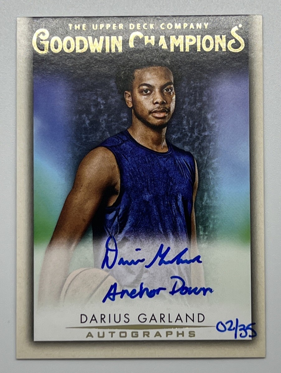 2021 Goodwin Champions DARIUS GARLAND Auto INSCRIPTIONS 