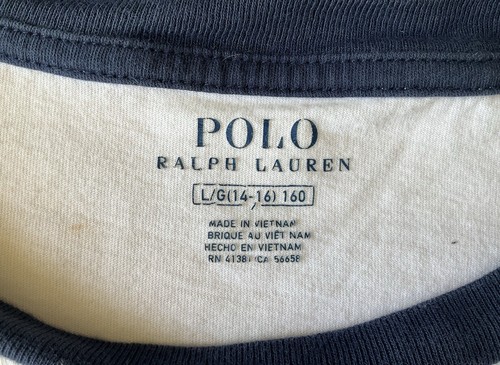 Polo Ralph Lauren Juniors Large Womens Small Polo Bear T Shirt White Chest 35” - Picture 3 of 5