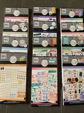 NEW Lot Of 12 Sticker Books by The Happy Planner -- No Duplicates (S#2)