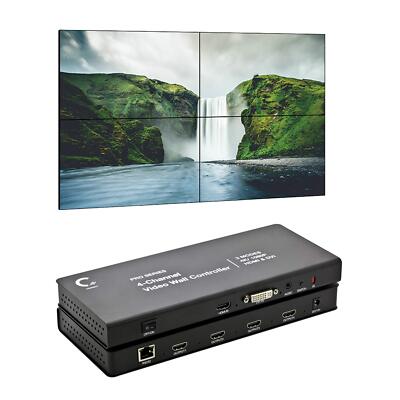Expert Connect 2x2 Video Wall Controller 1080p HDMI 1.4 HDCP1.4 Compliant