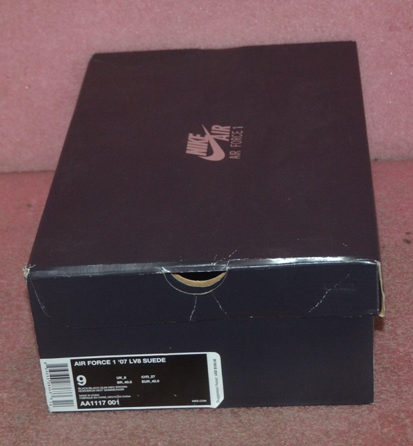Size 9 - Nike Air Force 1 '07 LV8 Black Gum 2017 for sale online | eBay