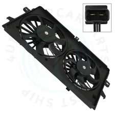 Radiator Condenser Cooling Fan Assembly For 2006-2011 Chevrolet Impala 3.5L 3.9L