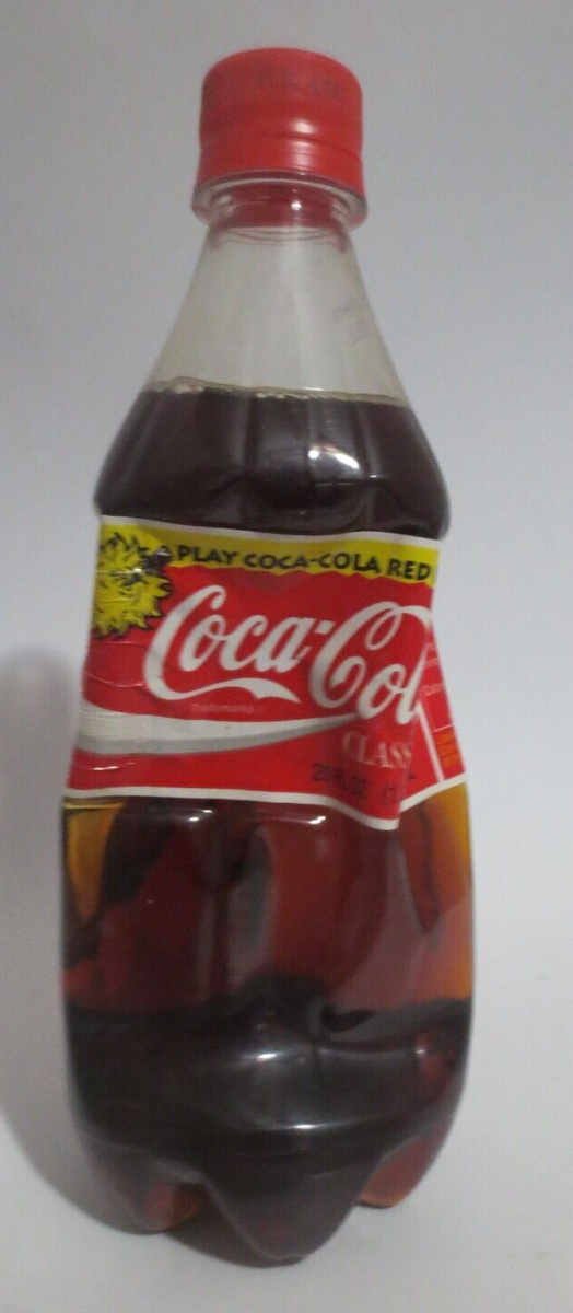 Coca-Cola Plastic 20 oz Bottle Play Coca-Cola Red Hot Summer
