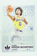 Jalen Hood-Schifino 2023-24 Court Kings #5 Works In Progress Violet 29/49 ROOKIE