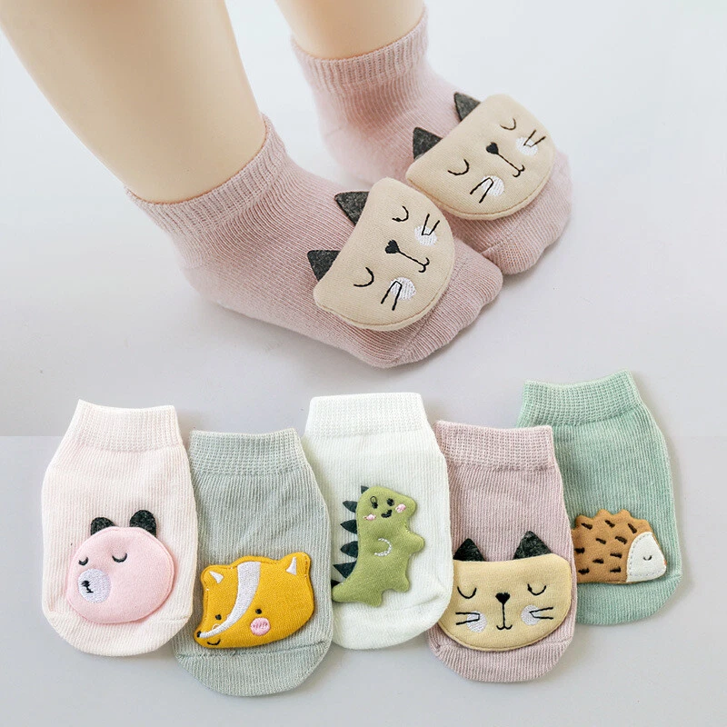 Baby Toddler Girl Boy 3D Socks Cute Animal Socks Anti slip Socks 0