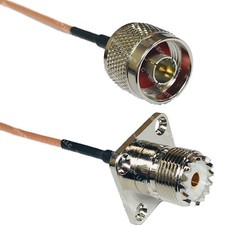 RG316 N MALE to UHF Female Flange RF Cable Rapid-SHIP LOT