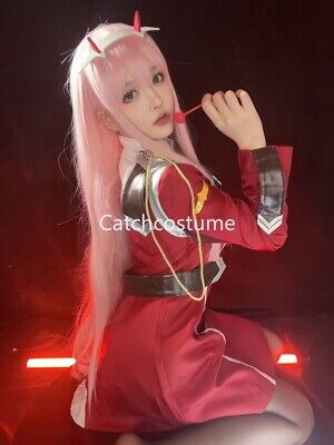 Cosplay Zero Two. Uniforme e/ou Peruca, Anime Darling in the Franxx