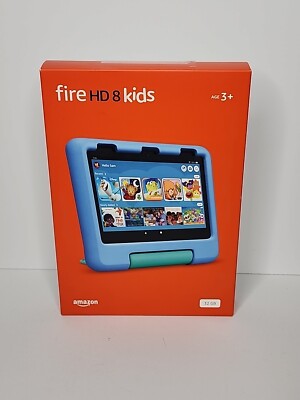 Amazon Fire HD 8 Kids 32GB Tablet 8'' HD Display  2022 Release, 12th Gen, Blue