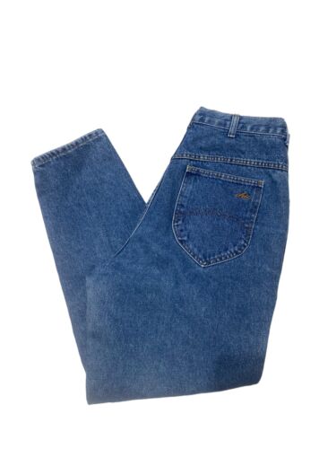 Chic High Waist Mom Jeans Sz 18 Medium Wash Vtg 8… - image 1