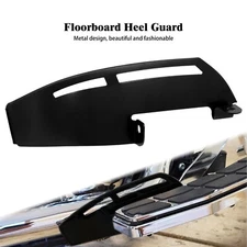 Heel Guard Heat Protector Black Floorboard Fit For Harley Touring FLHT 88-2022