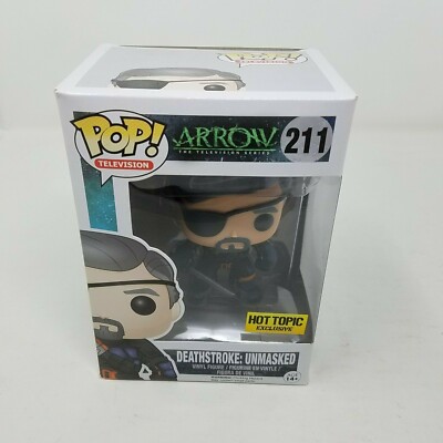 Funko Pop! Arrow Deathstroke Unmasked 211 Hot Topic Exclusive