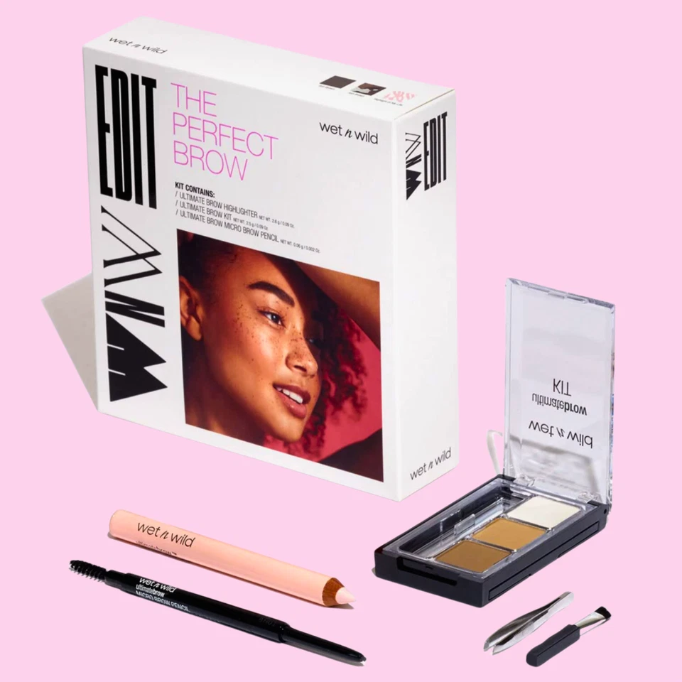 Wet n Wild Ultimate Brow Highlighter, Stencil Kit, Brow Pencil Perfect Brow NEW - Image 2 of 4