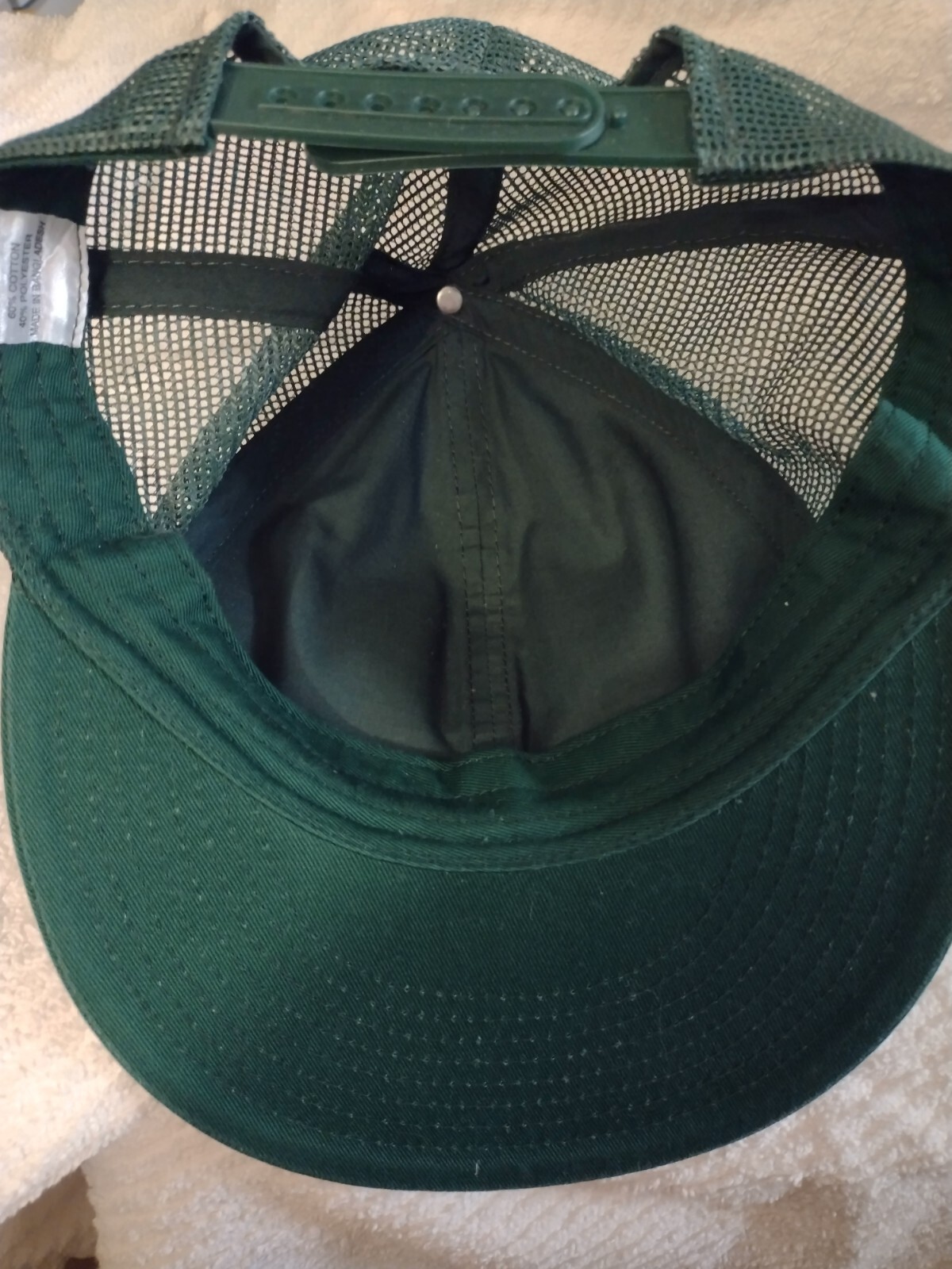 Mountain Dew Throwback Snap Back Mesh Hat Cap Gre… - image 8