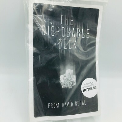 #ad Disposable Deck by David Regal Booklet Magic Card Trick Illusion Close Up $30.50