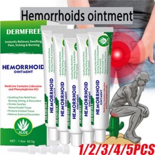 1-5PCS Hemorrhoids Remove Ointment Herbal Cream Relief Piles Pain Reduce Itching