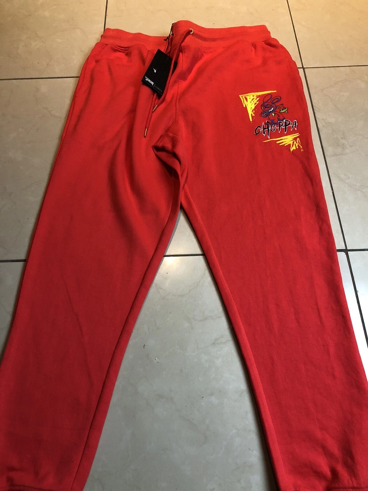 Genuine Choppa Red joggers size 2xl