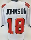 Tyler Johnson Signed Tampa Bay Buccaneers Jersey (Beckett COA) 2020 Draft Pk WR — photo 1