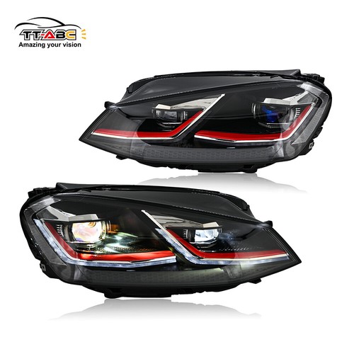 For 2013-2018 VW Golf 7 MK7 LED Headlights W/Dynamic Indicator ,Full LED Lamps - Picture 8 of 18