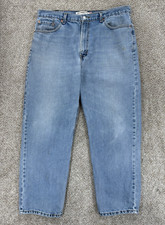 Vintage Levis 550 Jeans Mens 40x30 Blue Relaxed Fit 100 Cotton Actual Waist 38