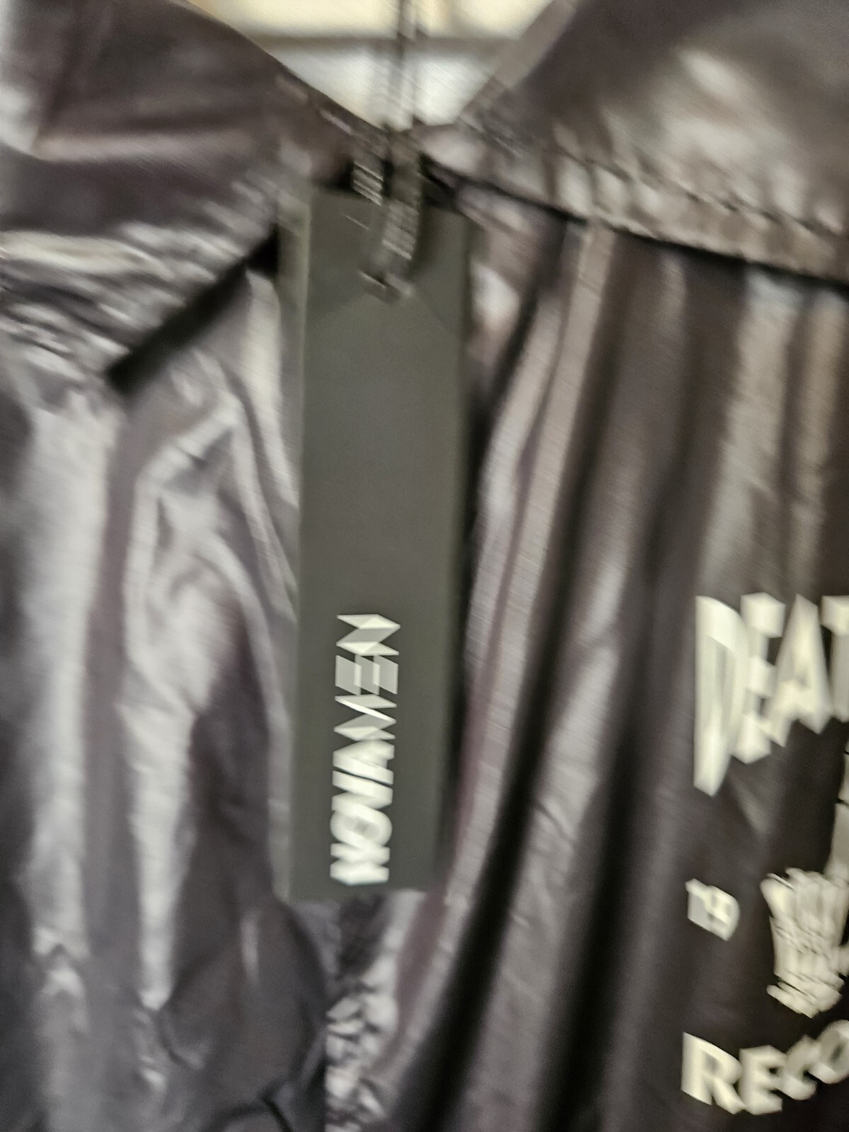 FILA Giacca a vento uomo Death Row Records nera taglia media moda Nova uomo