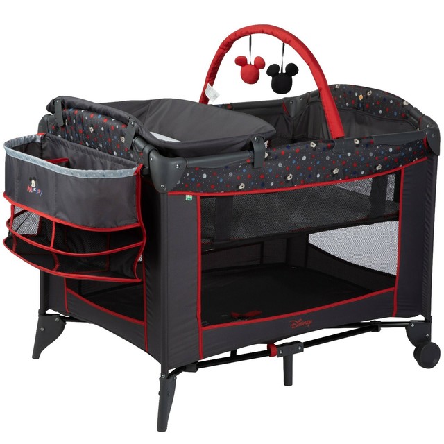 red bassinet