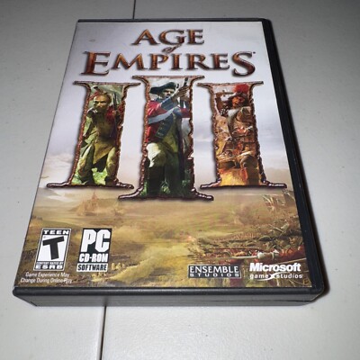 Pre-Owned Age of Empires 3 III PC CD-ROM 3 Disk Game