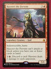 Magic The Gathering THE LIST - AMONKHET HAZORET THE FERVENT red card MTG