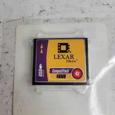Lexar Media Compact Flash 48 MB 4X Memory 1999 NEW SEALED