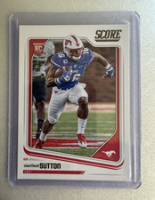 Panini 2018 Score Courtland Sutton Rookie SMU Mustangs NFL Draft Card #382. rookie card picture