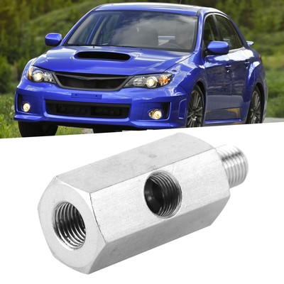 1/8 BSPT To NPT Oil Pressure Sensor Tee Adapter - Stainless Steel Turbo Feed Line Connector