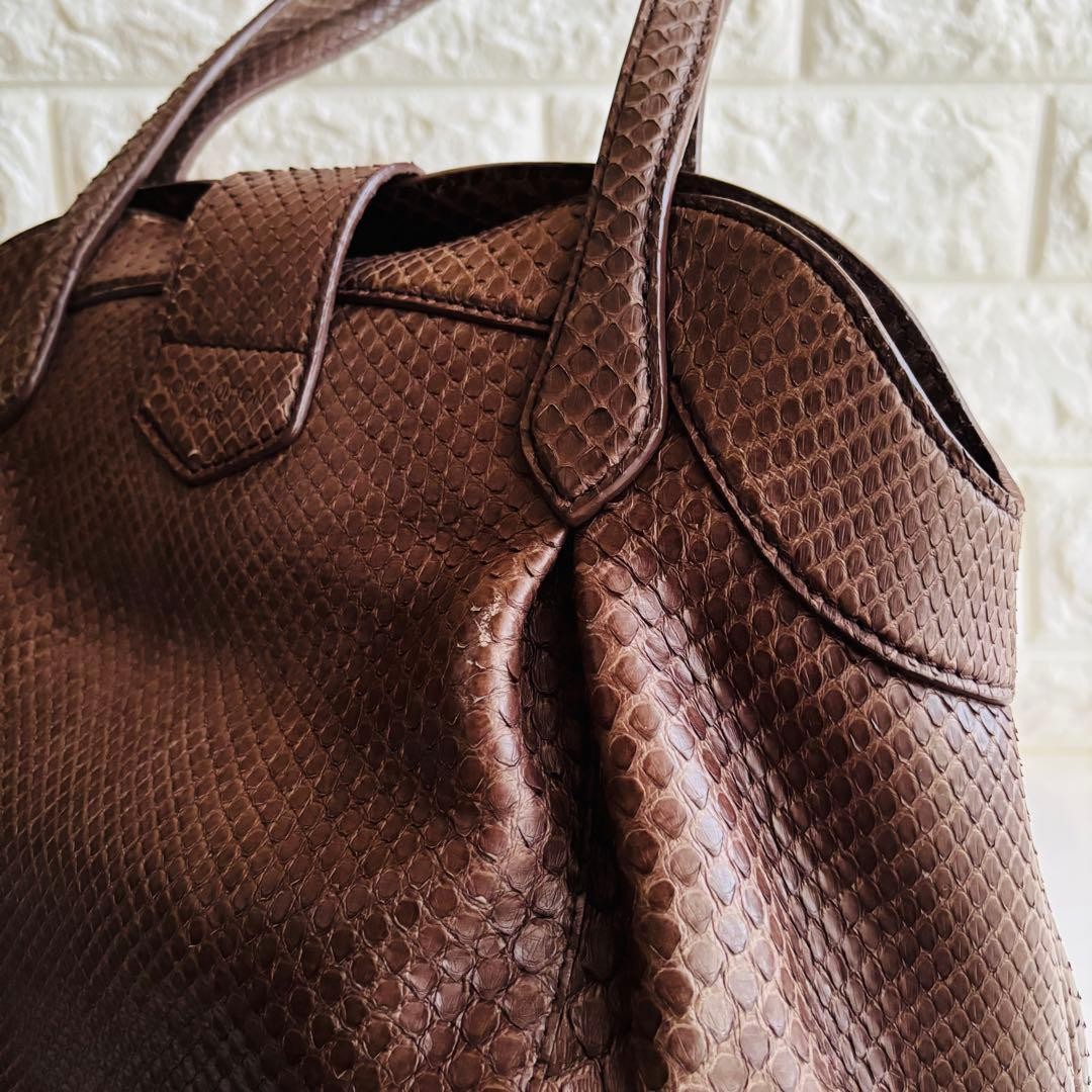 Louis Vuitton Seals PM Python Leather Chocolate B… - image 17