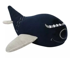 Plush Airplane Dark Blue by Sammy & Lou Adventure Awaits 9"L  5"H Stuffed Plane