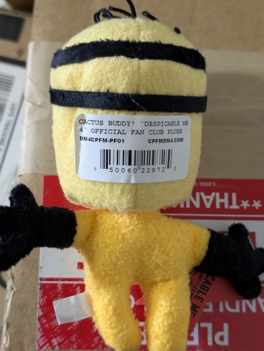 Cactus Buddy Plush Despicable Me 4 Official Fan Club Exclusive Minions Toy NEW - Picture 2 of 2